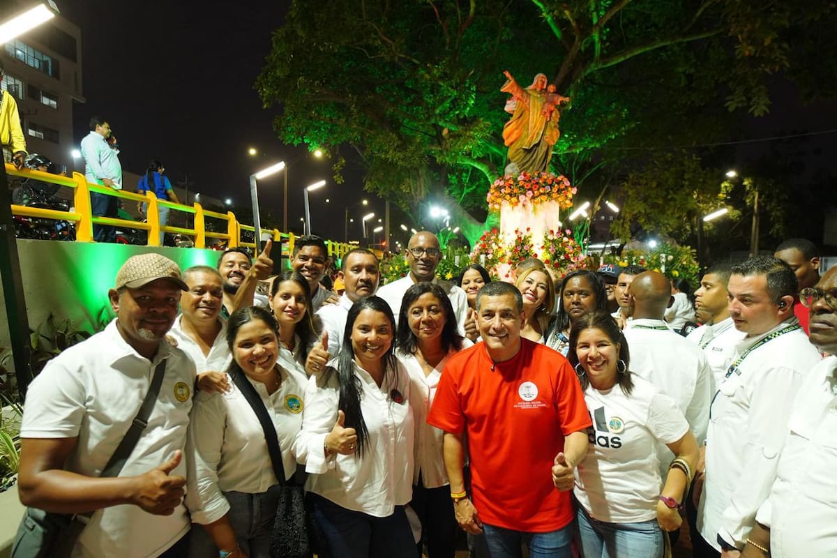 Entregan las obras de renovación del Parque La Virgencita, en Blas de Lezo