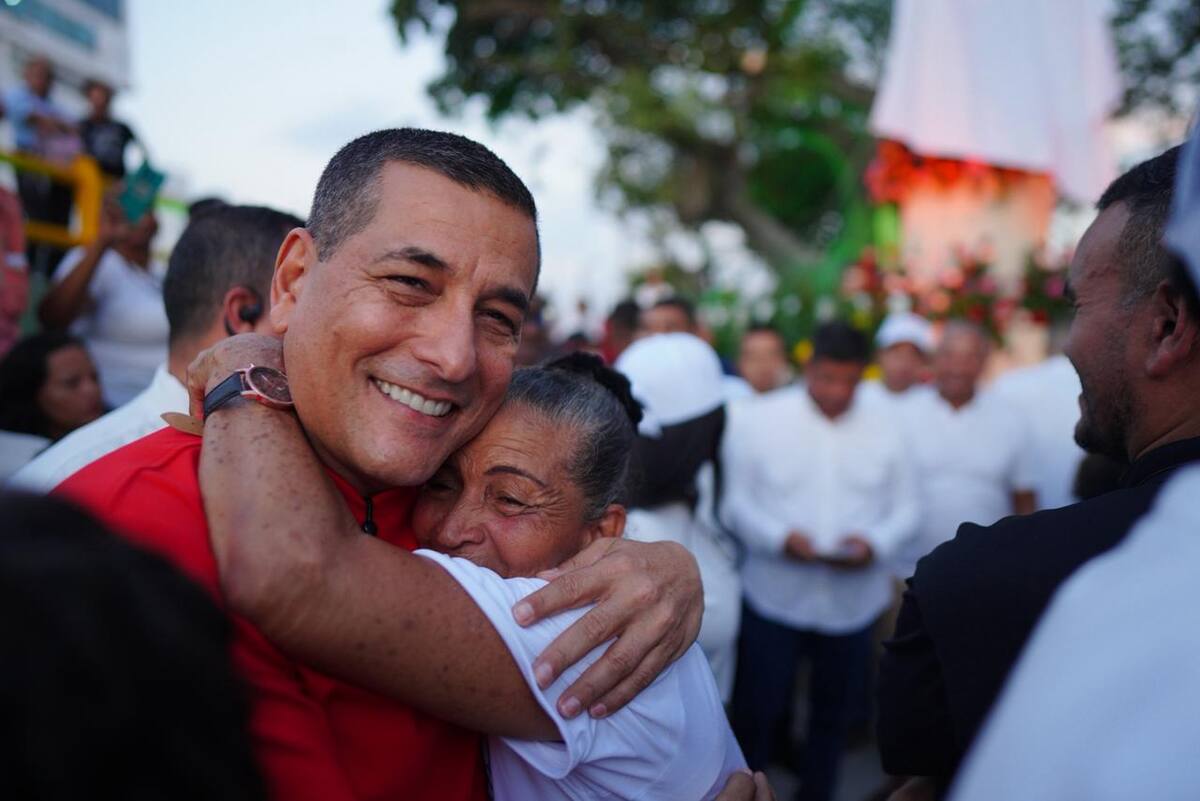 Acto inaugural en la entrega del Parque de La Virgencita en Blas de Lezo. // Foto: cortesía - Alcaldía de Cartagena.