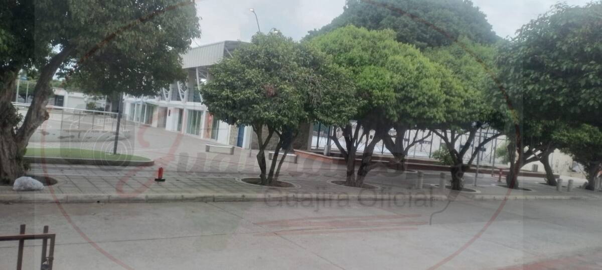 La niña fue baleada en el parque del barrio El Campo en Fonseca, La Guajira. // Cortesía Judiciales Guajira Oficial - Facebook