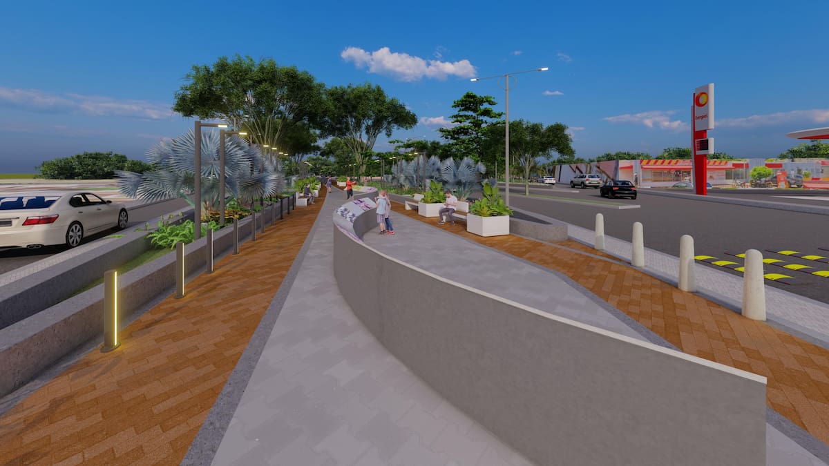 Así lucirá el Parque del Reloj Floral. // Foto: cortesía