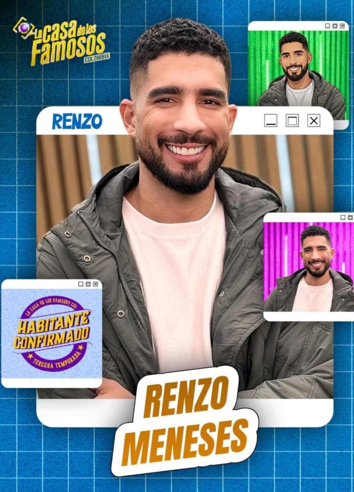 Participantes confirmados de La Casa de los famosos 3. // Redes sociales IG @Lacasadelosfamosos1