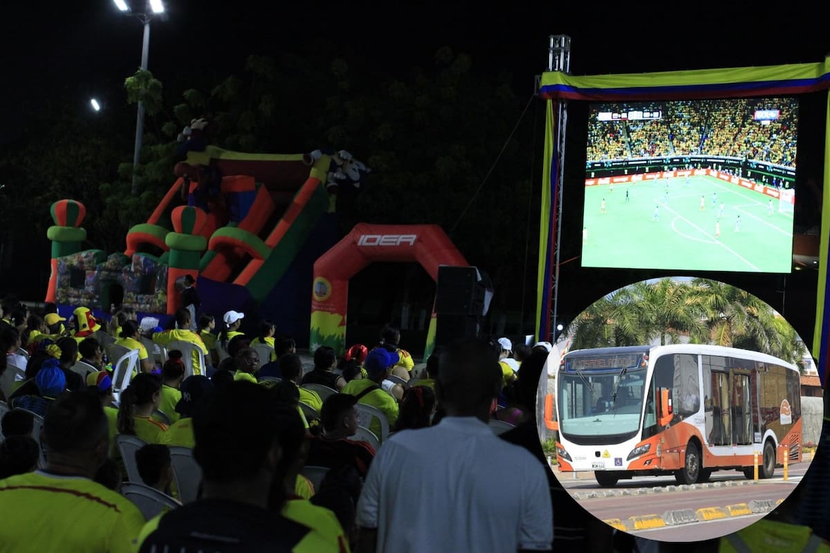 Transcaribe activa servicios especiales para el partido Colombia vs. Ghana