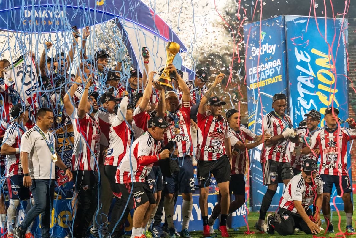 Junior conquistó una nueva Liga Betplay en el 2026. //Foto, Colprensa: David Jaramillo
