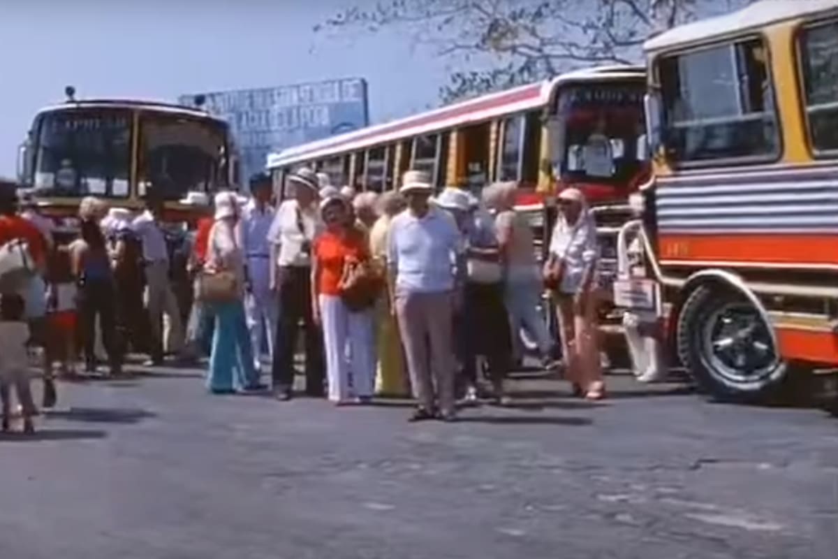 El paseo documentado por turistas en Cartagena hace casi 40 años