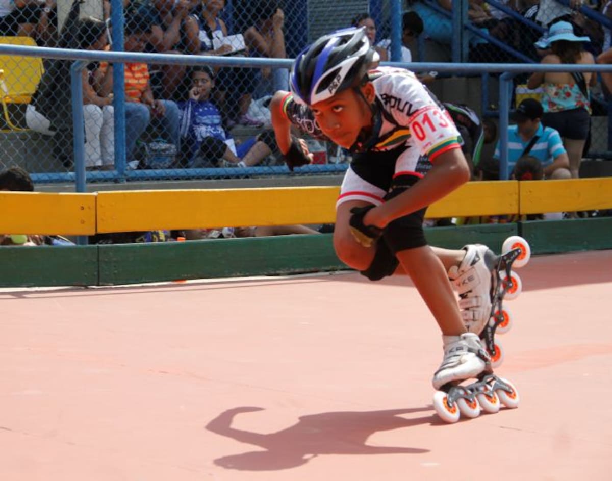 Jaime Theran, una de las promesas del patinaje bolivarense. Oscar Díaz/El Universal