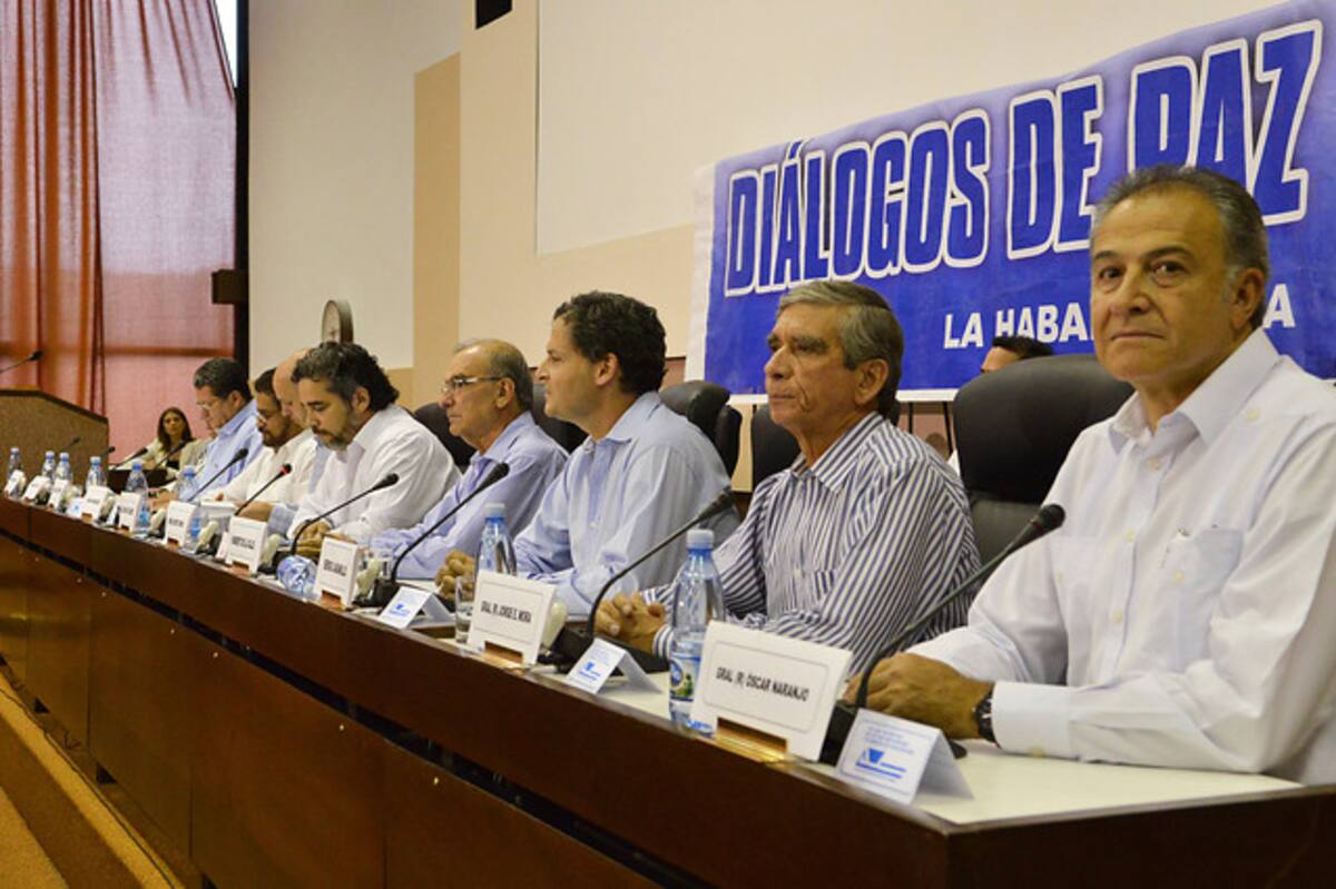 Este es un informe sobre el proceso de paz que se adelanta en La Habana. COLPRENSA