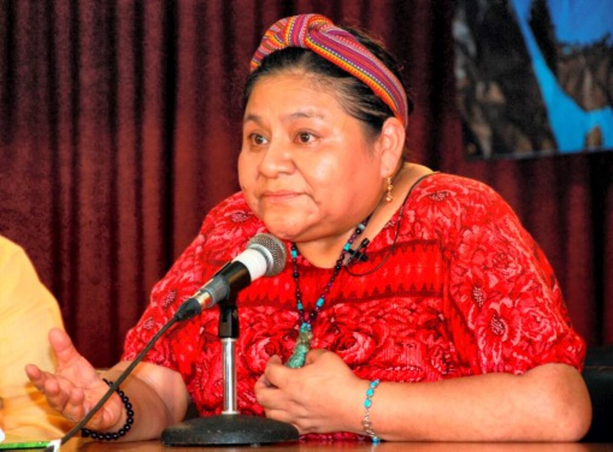 Rigoberta Menchú. AFP STR
