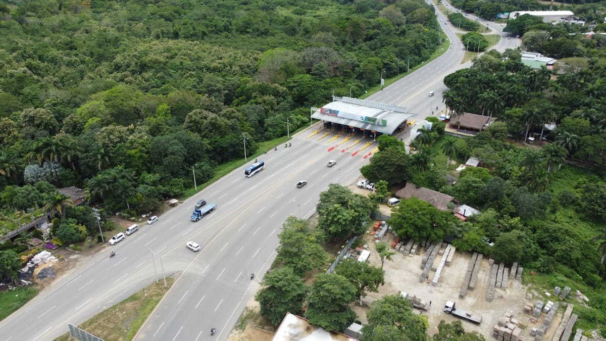 El nuevo sistema de pago electrónico en el peaje Turbaco permitirá realizarlo mediante un dispositivo TAG instalado en el vehículo. // Foto: Cortesía - Autopistas del Caribe.