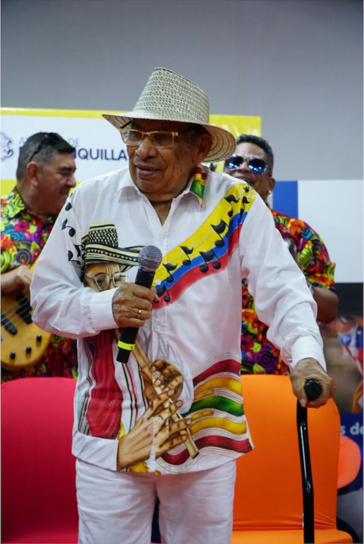Pedro Ramayá Beltán en el año 2010 fue el homenajeado en el Festival de Orquestas y en el año 2023 y en la Noche de Guacherna y en el Carnaval 2025 durante la celebración de 30 años de la figura del Rey Momo.//Cortesía Carnaval de Barranquilla.