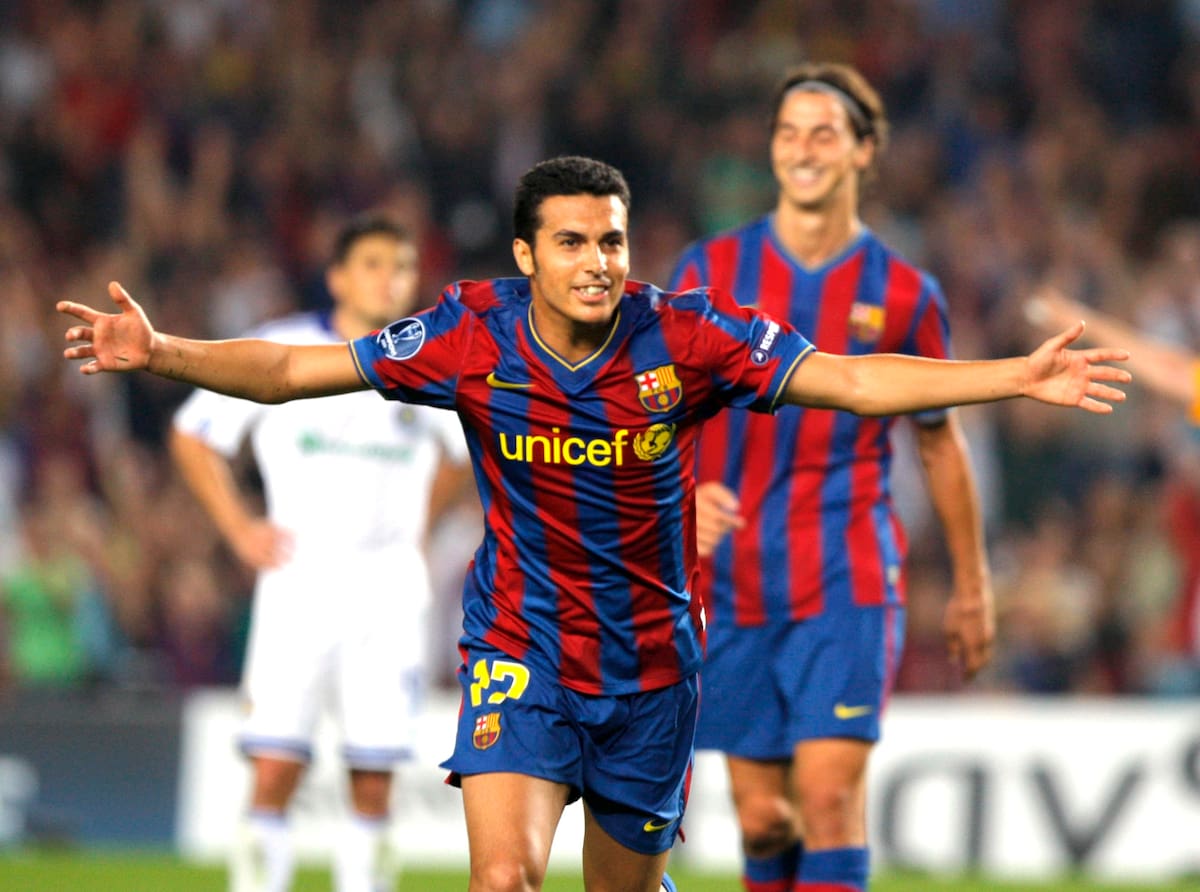 Pedro Rodríguez, exdelantero del Barcelona en España. //Foto, EFE: Toni Albir