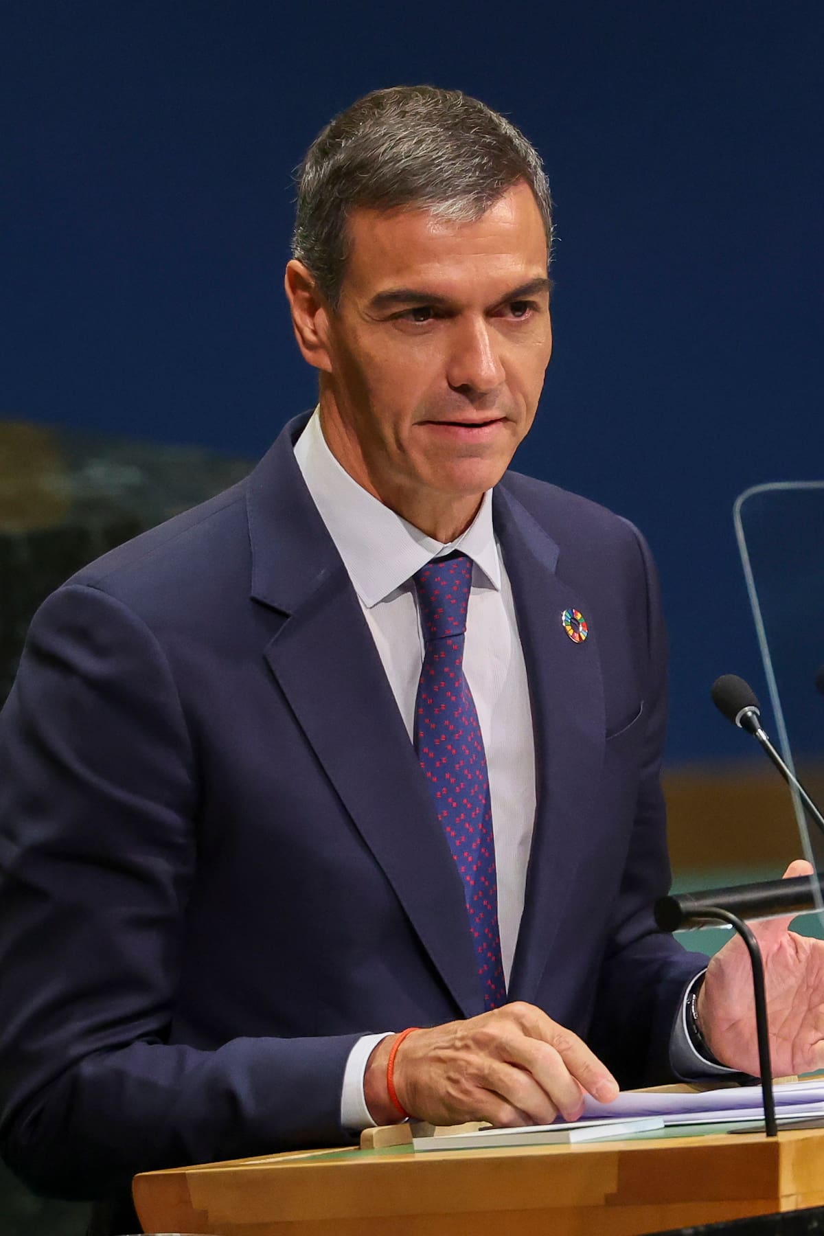 Pedro Sánchez, presidente de España. // Foto: EFE/EPA/SARAH YENESEL