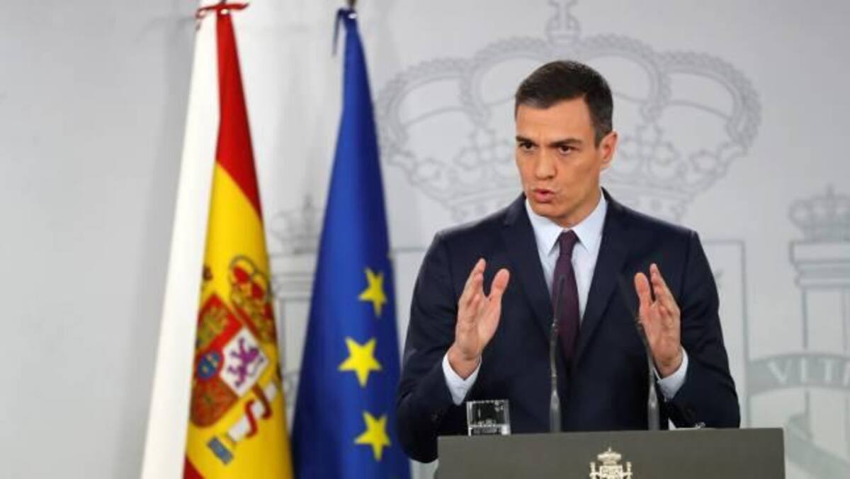Pedro Sánchez, presidente del Gobierno español. // Foto: EFE