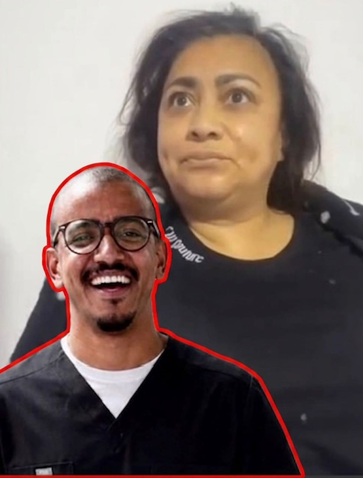 Yulixa Toloza y el falso cirujano que la intervino clandestinamente. El sujeto era peluquero.
Foto tomada de: Pantallazos de Instagram y realizada en Canva