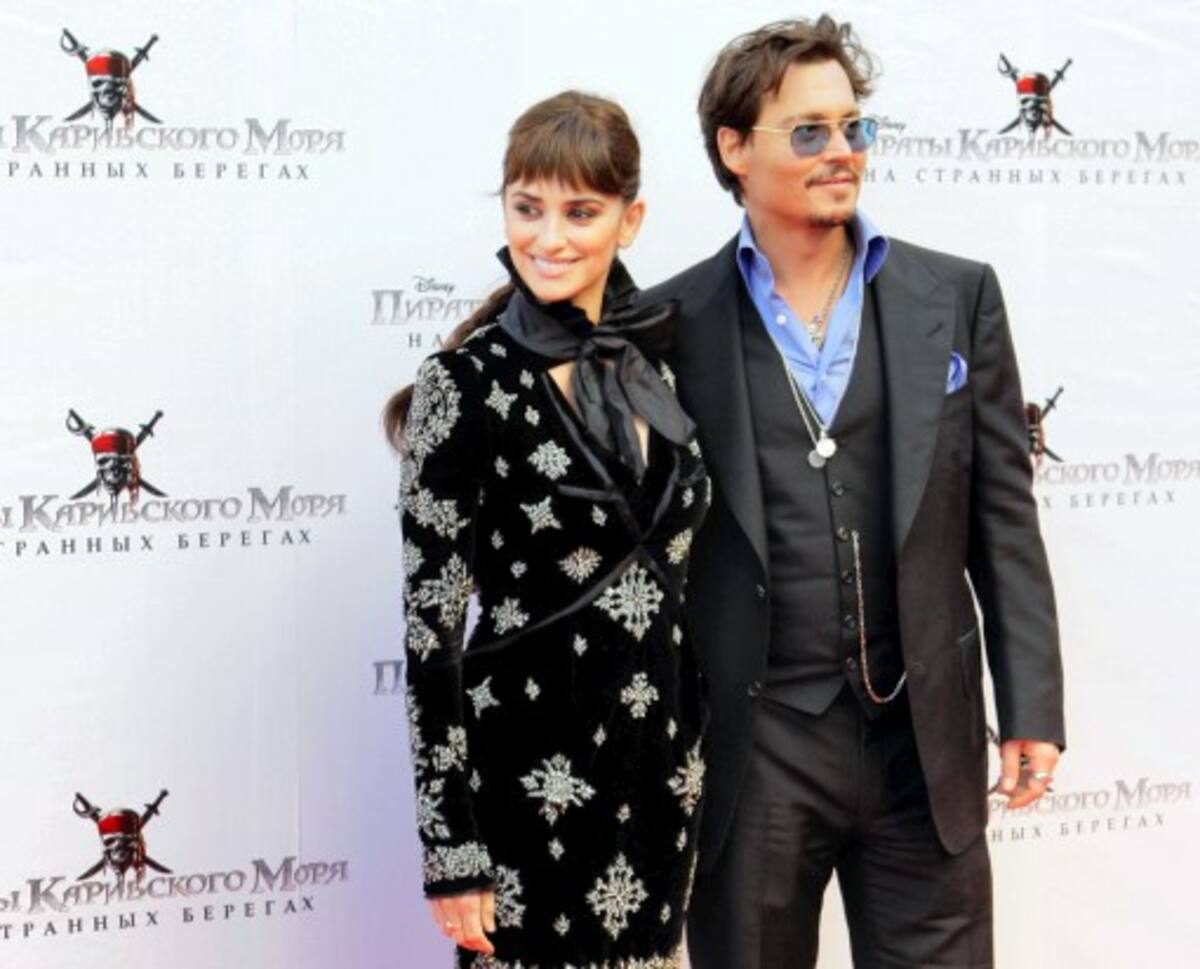 Penélope Cruz y Johnny Depp. AP IVAN SEKRETAREV