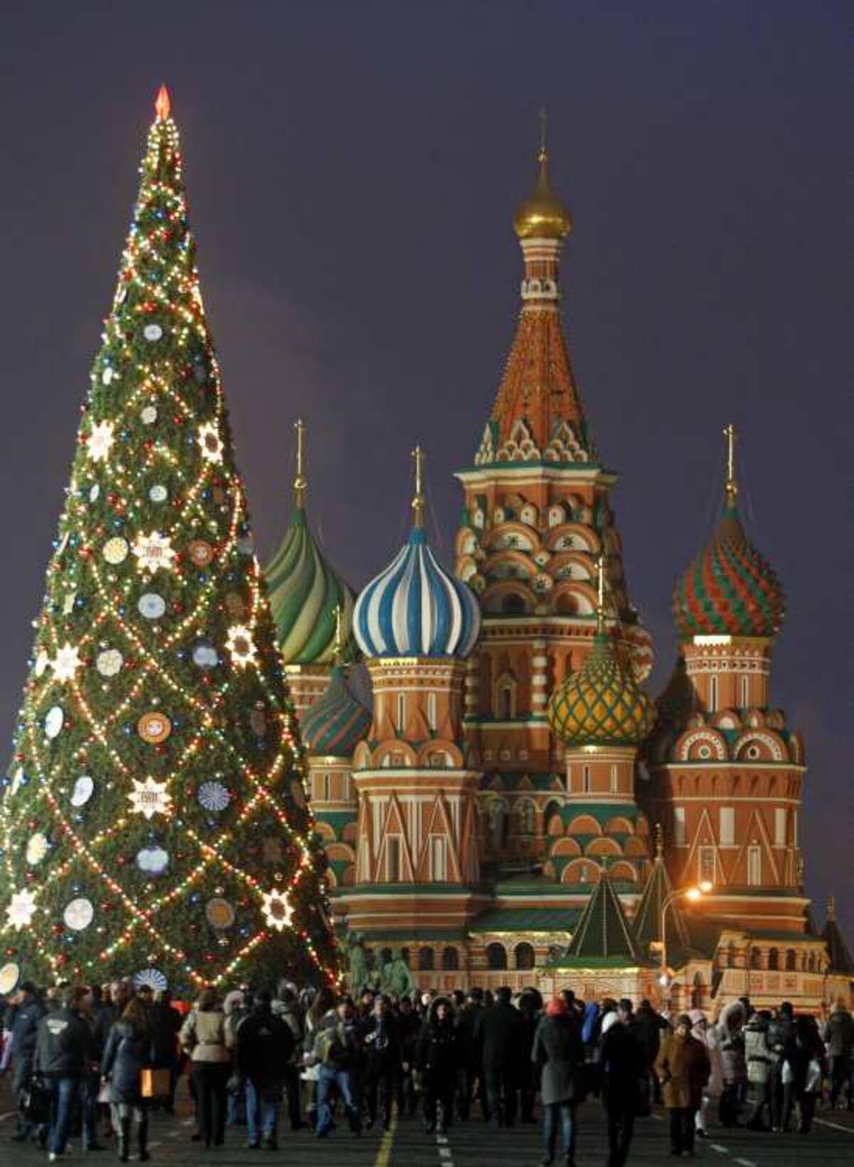 Año nuevo en Rusia. AP Mikhail Metzel
