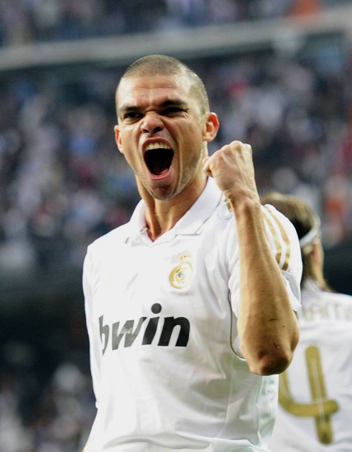 "Si alguien se siente ofendido es porque la verdad duele", afirmó Pepe en conferencia de prensa, respondiendo así a las declaraciones de Andrés Iniesta. AFP JAVIER SORIANO