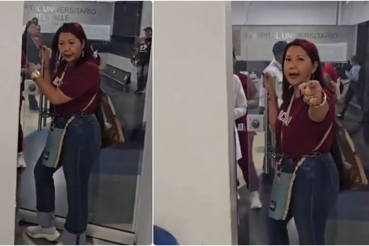Periodista se encadena en hospital de Cali para exigir cirugía de corazón de su esposo
