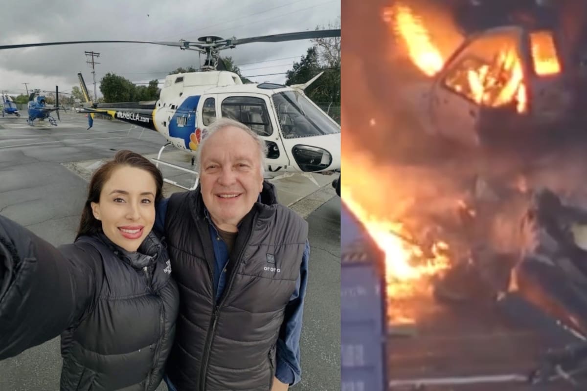 Reportera muere en accidente de helicóptero mientras realizaba una transmisión en vivo