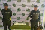 Perro antidrogas detectó encomienda cargada de droga en El Bosque