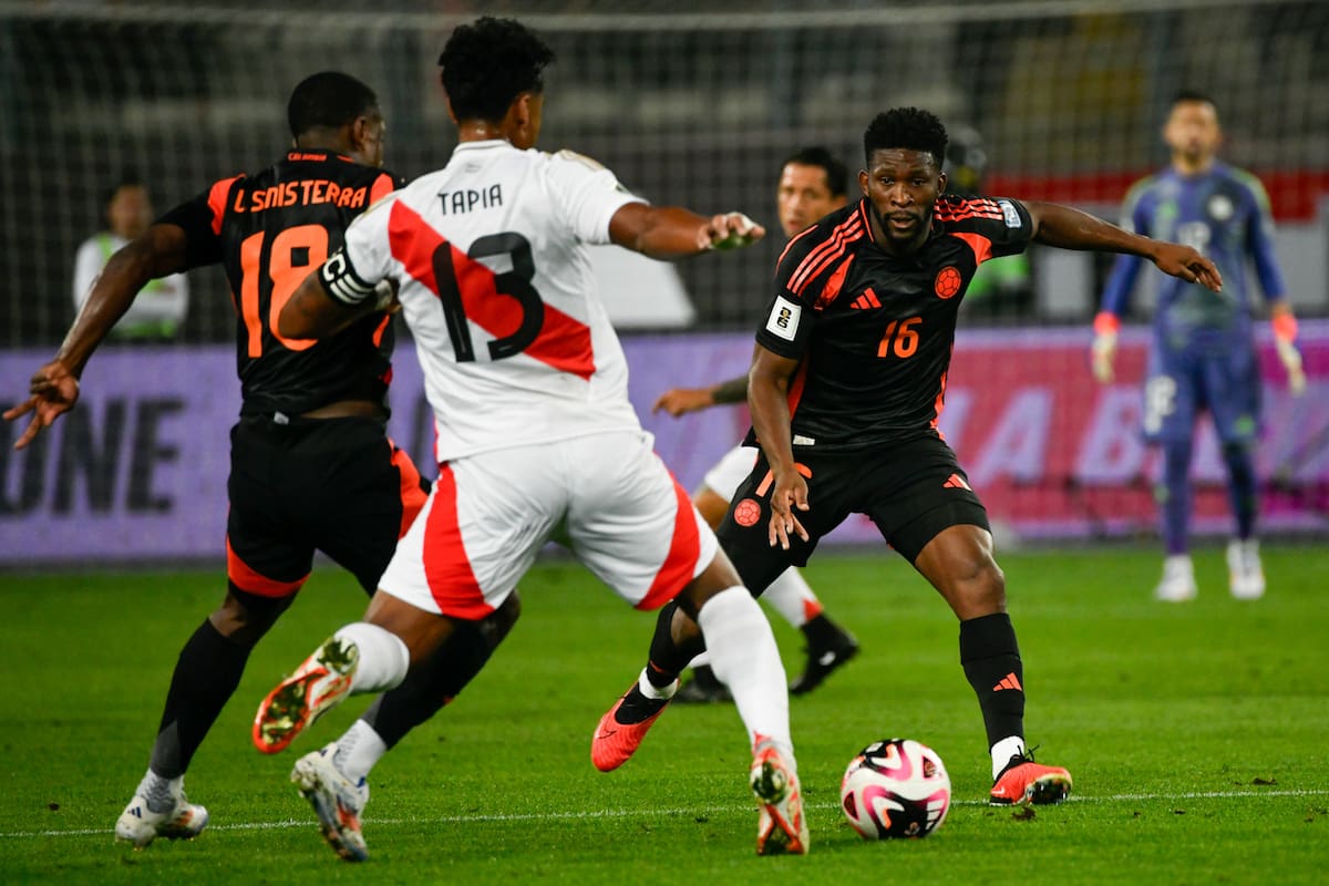 Colombia salvó un empate contra Perú en la fecha pasada de las Eliminatorias. //Cortesía