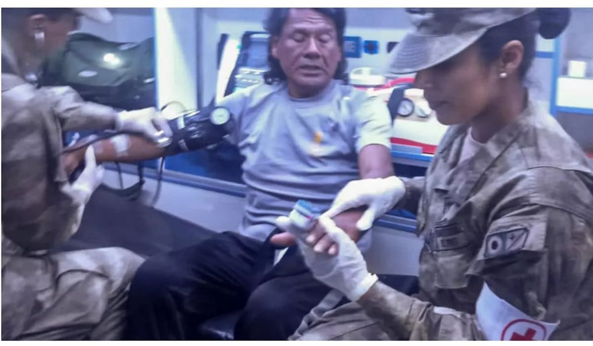 Pescador que sobrevivió 95 días en altamar llegó a Perú. | Fotos tomadas de X.