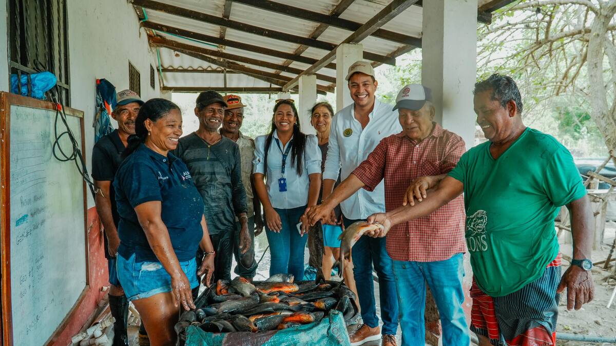 Se comercializará pescado fresco y productos de las asociaciones productivas de la Red de Pobladores del Programa Desarrollo y Paz del Canal del Dique. // Foto: cortesía
