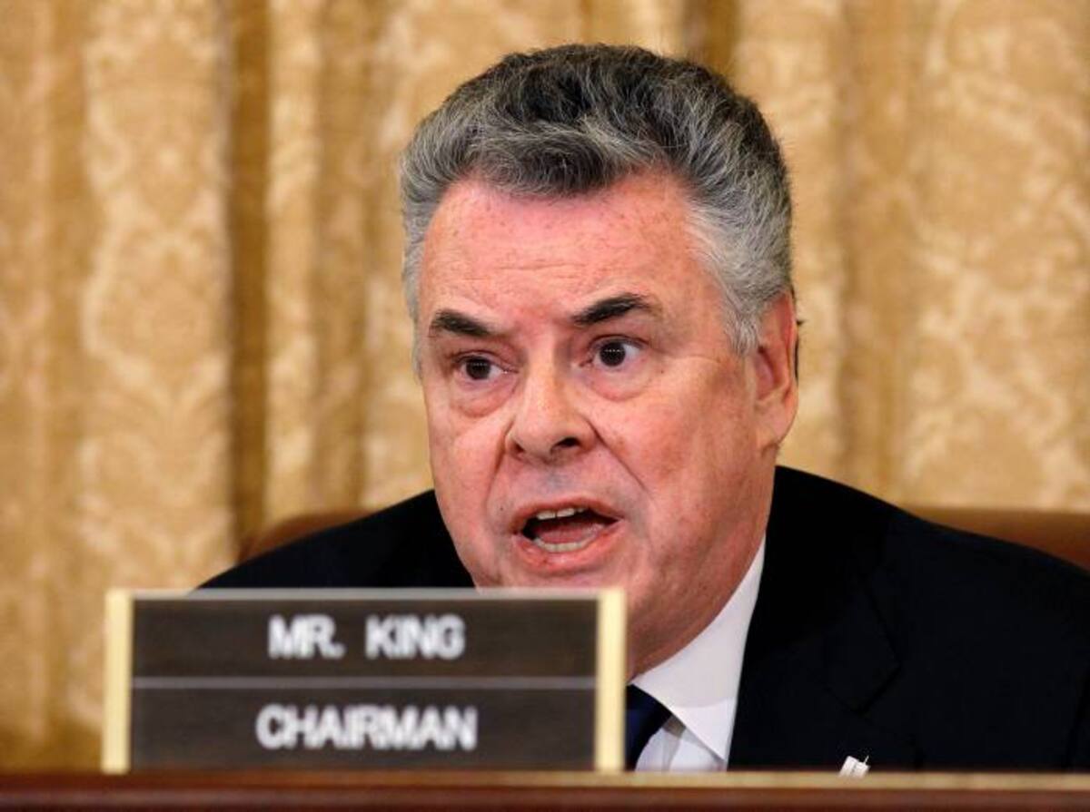 Presidente de la Comisión de Seguridad Nacional de la Cámara, Peter King, quien ha revelado detalles de la investigación del escándalo de los agentes. ALEX BRANDON-AP