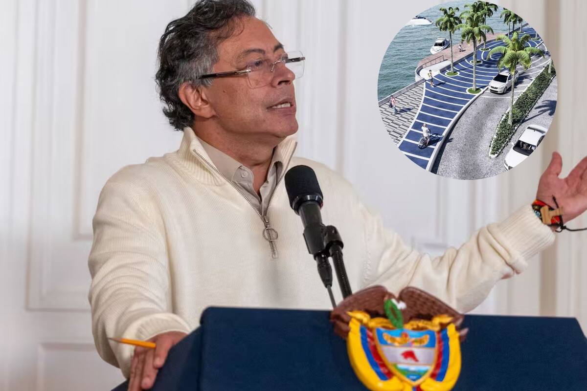 Petro propone pago de valorización por obras contra inundaciones en Bocagrande