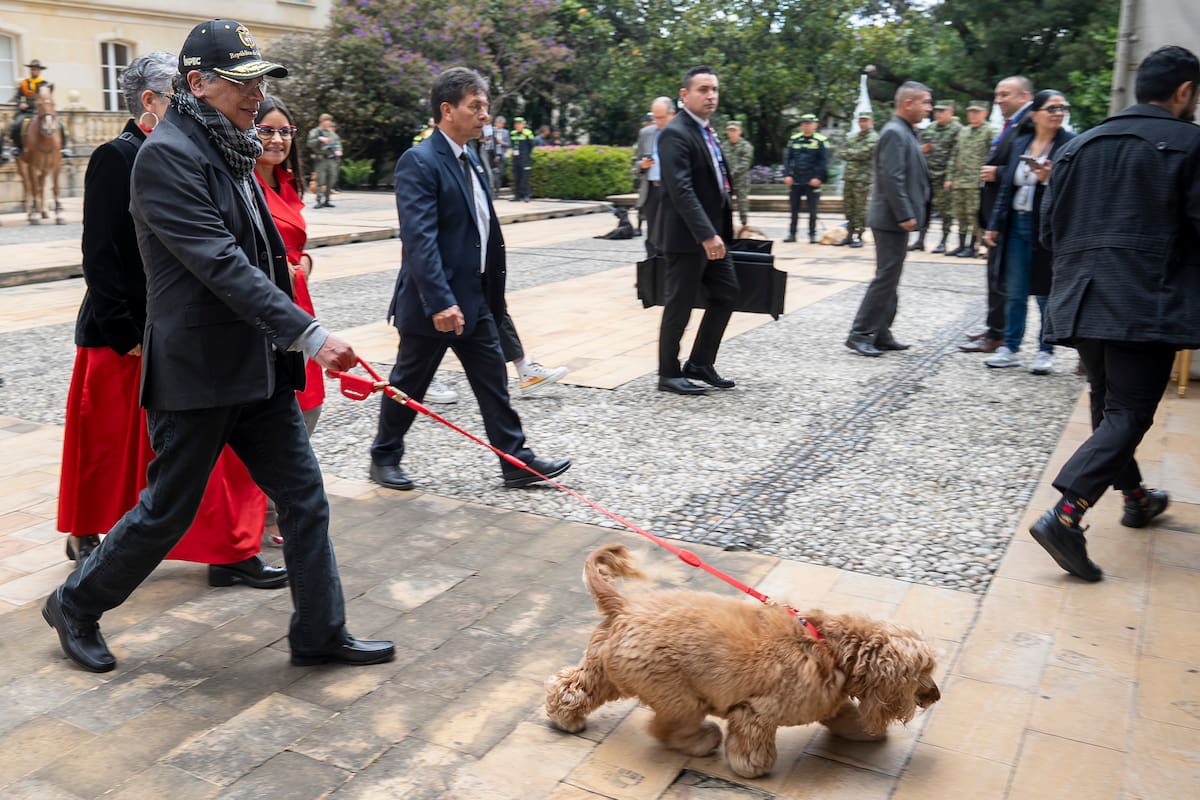 Petro llegando a la sanción de las leyes Ángel y Lorenzo. // Foto: cortesía - Presidencia