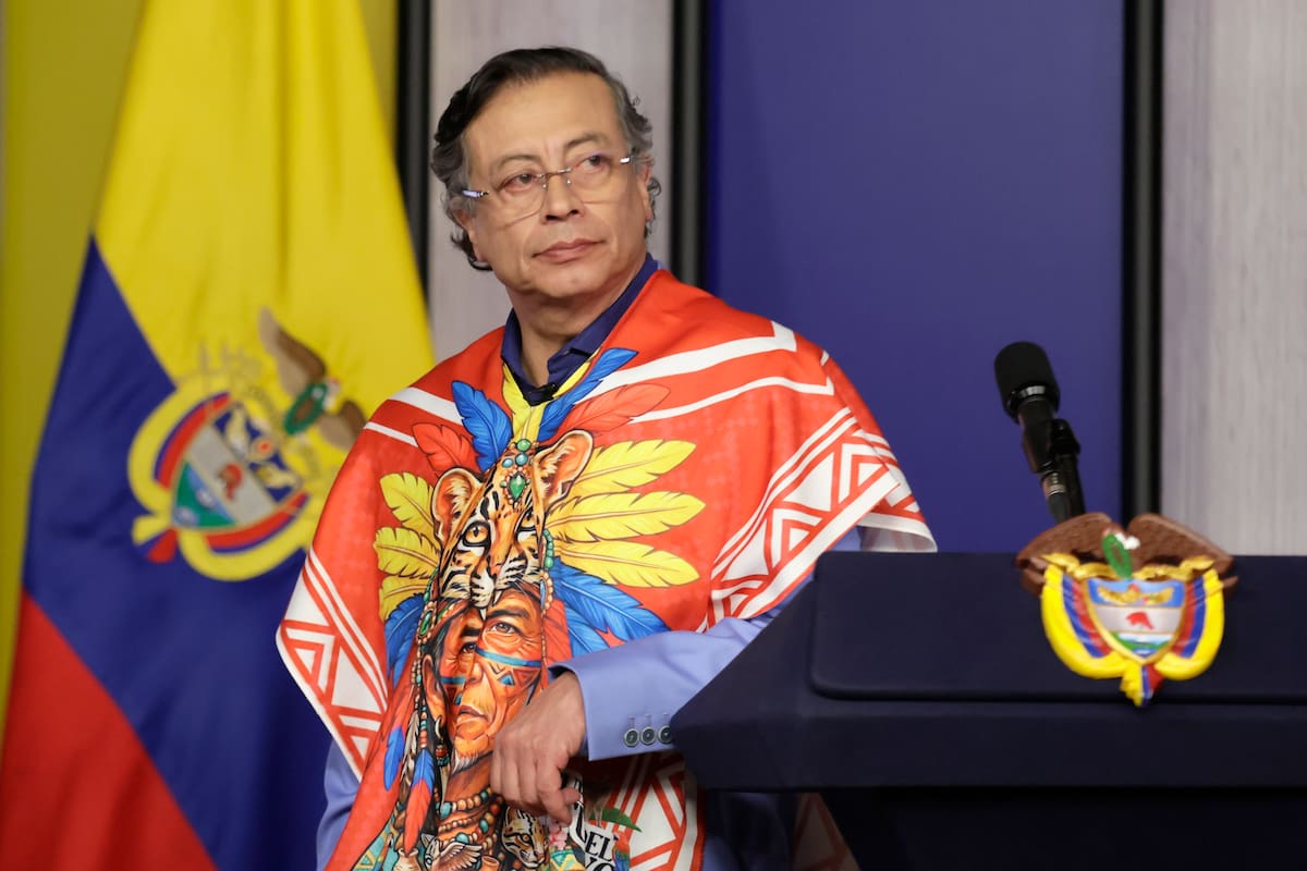 El presidente de Colombia, Gustavo Petro. // EFE/ Carlos Ortega.
