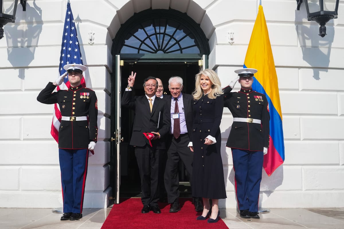 Petro cuenta qué hizo con la gorra de Trump durante su reunión en EE. UU. // Foto: cortesía de Presidencia de Colombia - Juan Diego Cano.