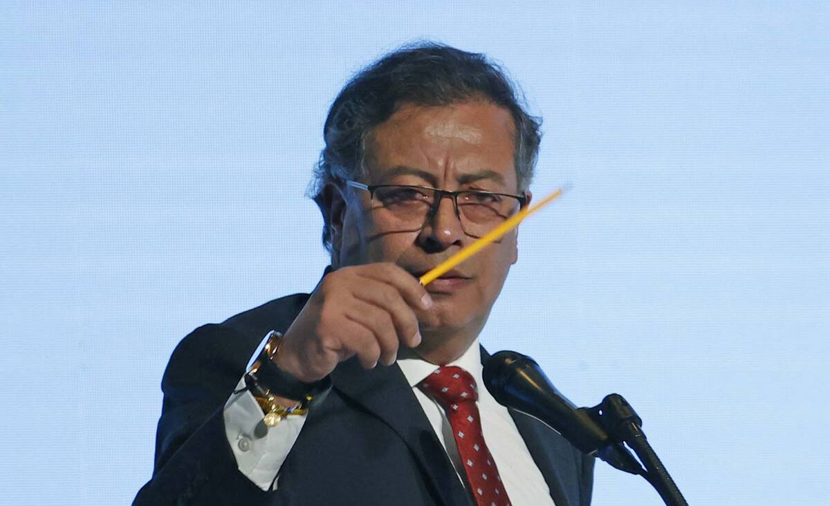 Imagen de archivo del presidente de Colombia, Gustavo Petro. // Foto: EFE