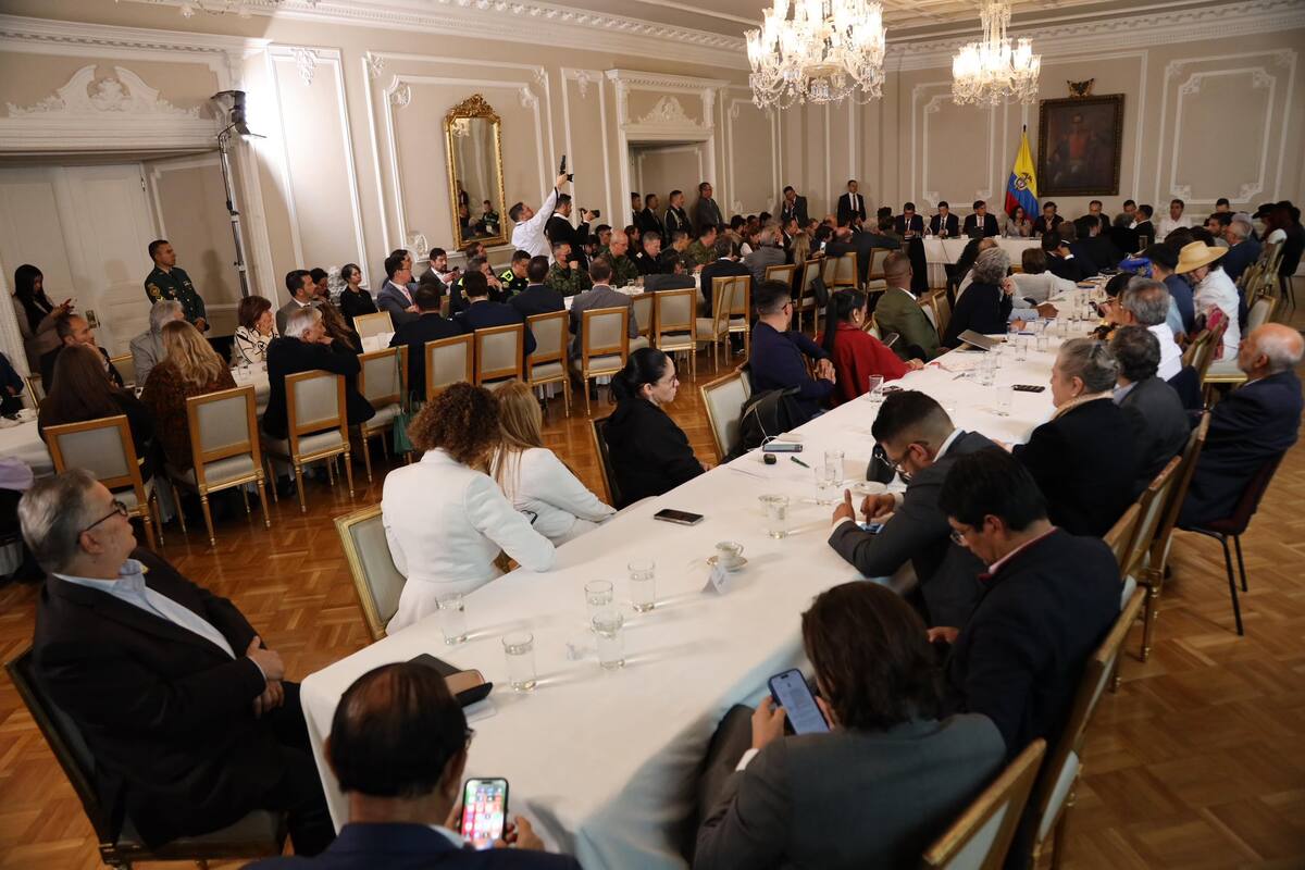 Petro instala comité de garantías electorales tras atentado a Miguel Uribe. // Foto: Colprensa.