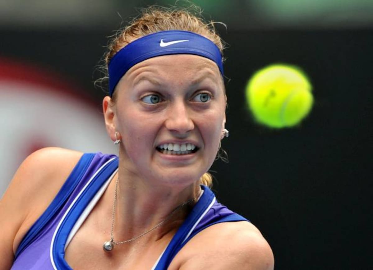 Petra Kvitova. AFP NICOLAS ASFOURI