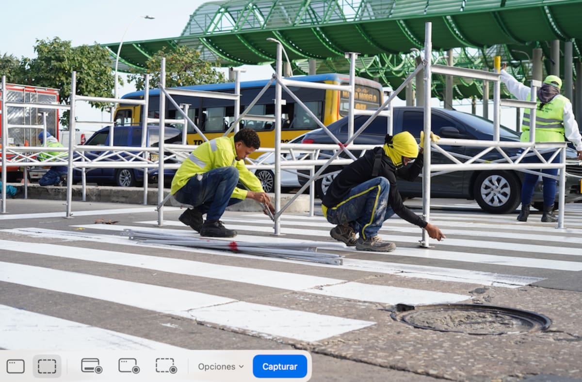 Desde el lunes 2 de febrero habrá pico y placa a particulares en la Vía 40 por el montaje de los palcos en la Vía 40.//Cortesía Alcaldia de Barranquilla.
