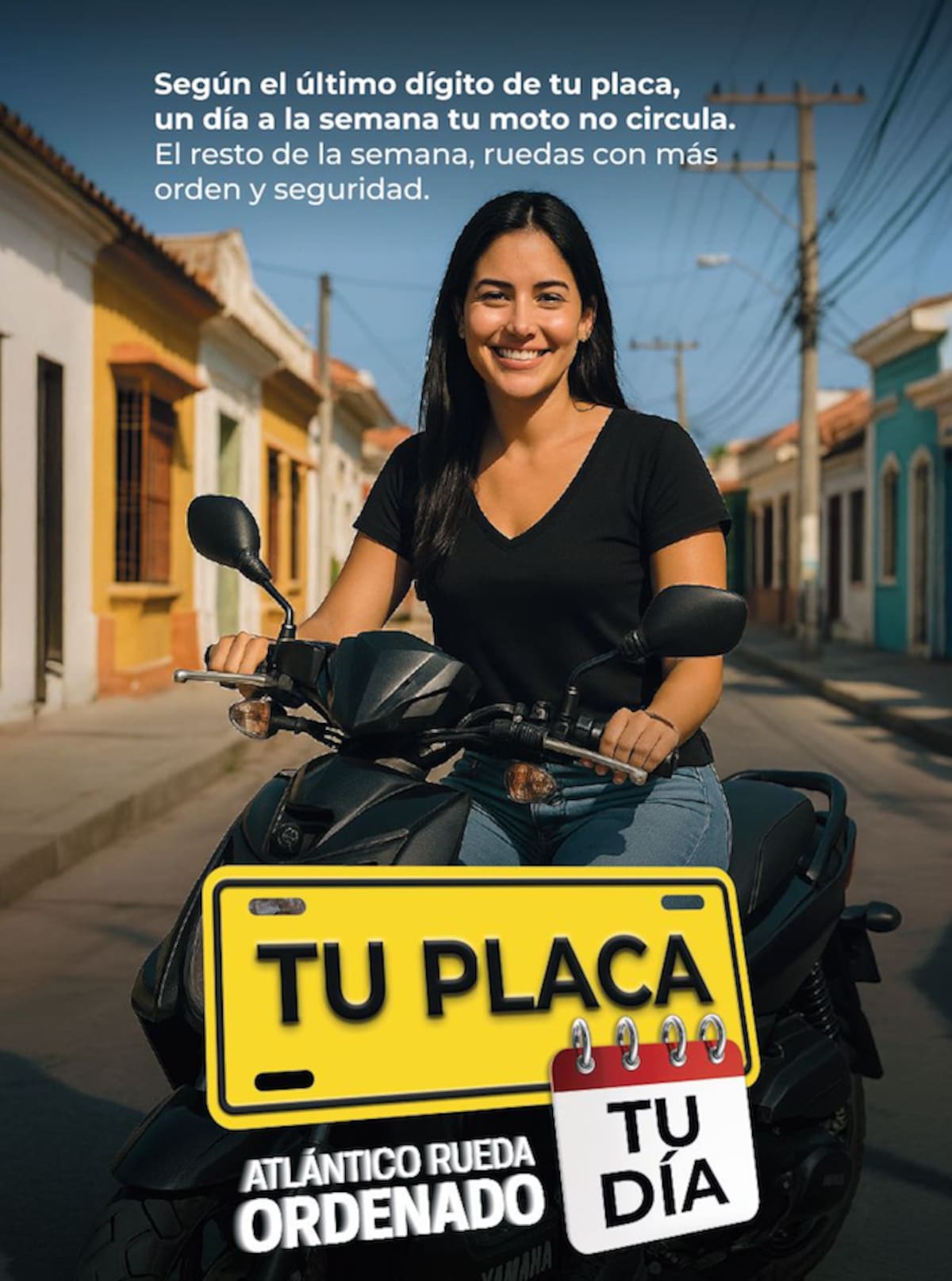 Desde el 1 de enero de 2026 se multará a quien incumpla con las medidas de restricción de circulación de motos, mocarros y cuatrimotos por las vías secundarias del Atlántico//Cortesía Gobernacion del Atlántico.