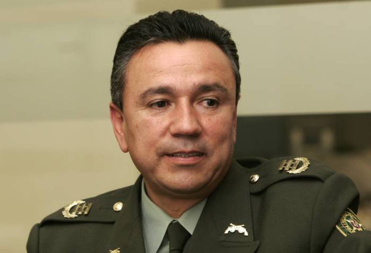El general en retiro Mauricio Santoyo. AFP Felipe CAICEDO