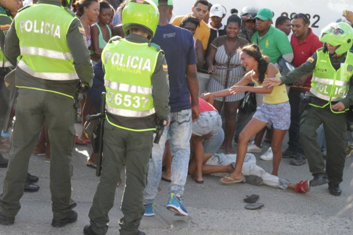 Escenas dramáticas se vivieron en el lugar donde quedó muerto Juan López.