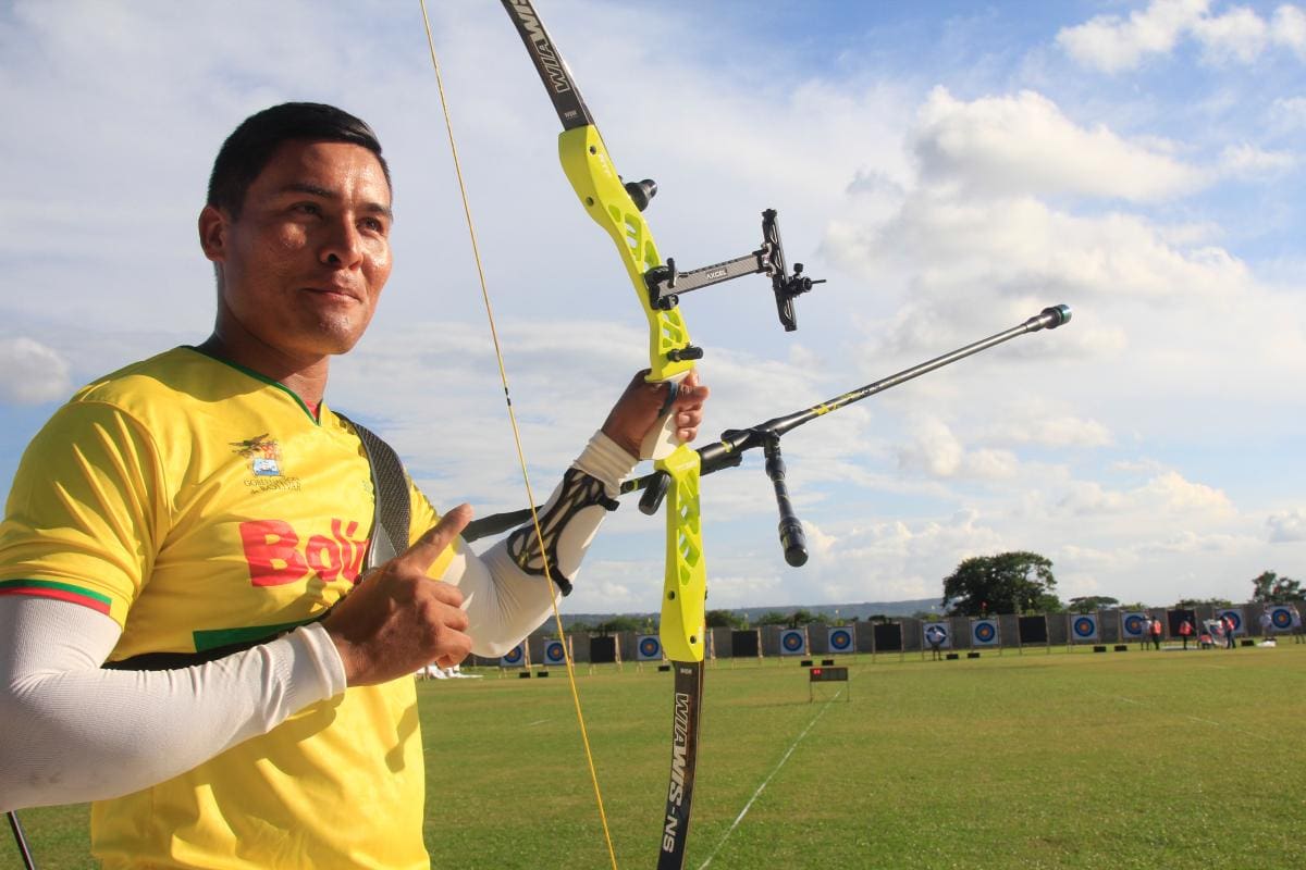 Andrés Pila ganó 5 oros para Bolívar en arquería en los Juegos Nacionales.