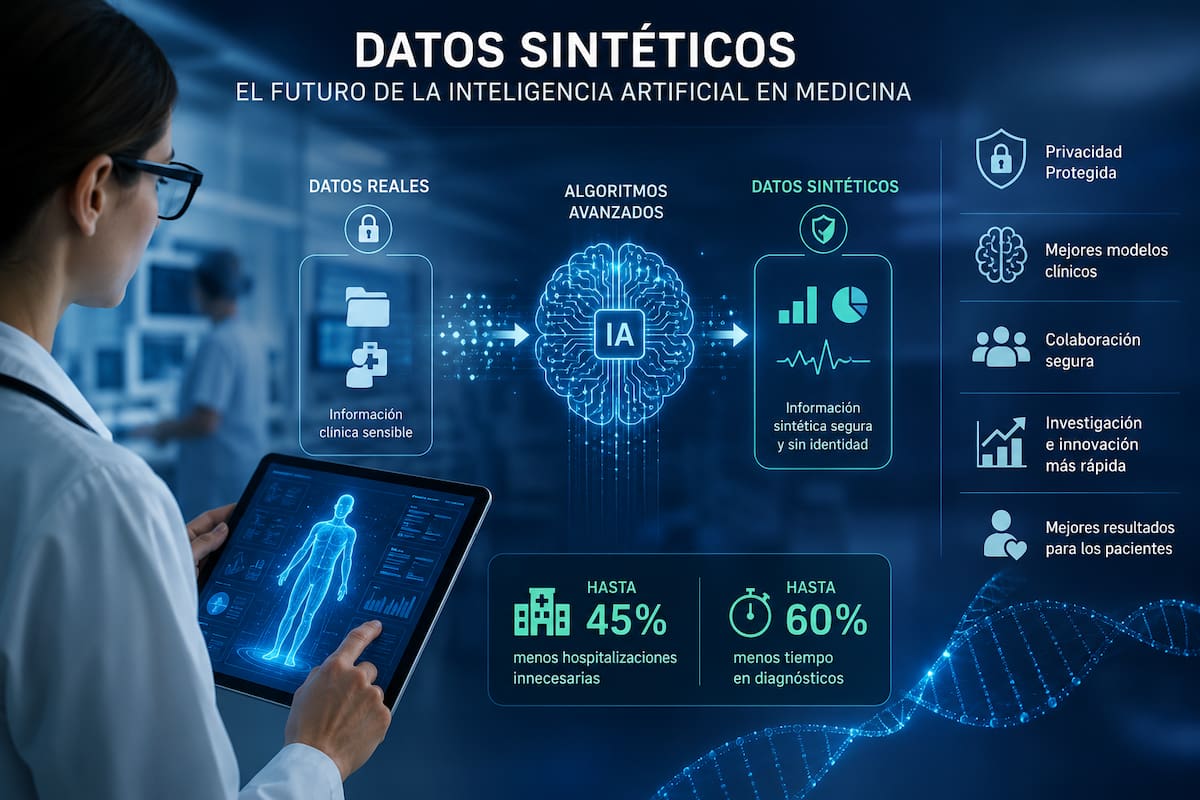 Pilotos con IA logran reducir hasta un 45 % las hospitalizaciones innecesarias. // Imagen generada con IA