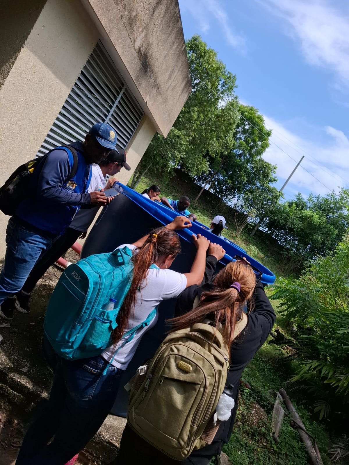 Plan de intervenciones colectivas contra el dengue en San Juan Nepomuceno. //Foto de cortesía