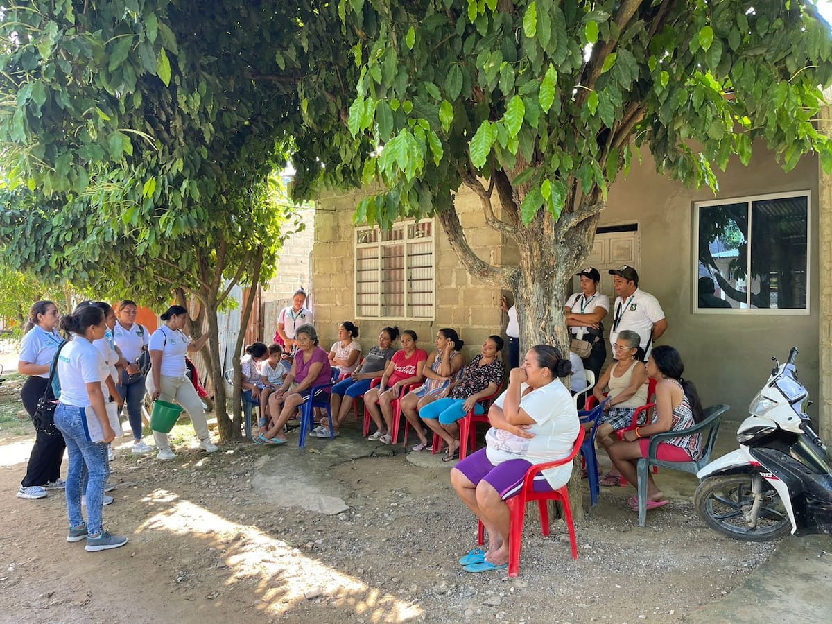 Plan de intervenciones colectivas contra el dengue en San Juan Nepomuceno. //Foto de cortesía