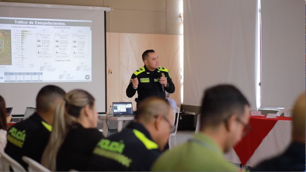La Policia Nacional mostró los resultados del Plan Territorial de Drogas y que espera intensificar en el período 2025–2027.//Cortesía.