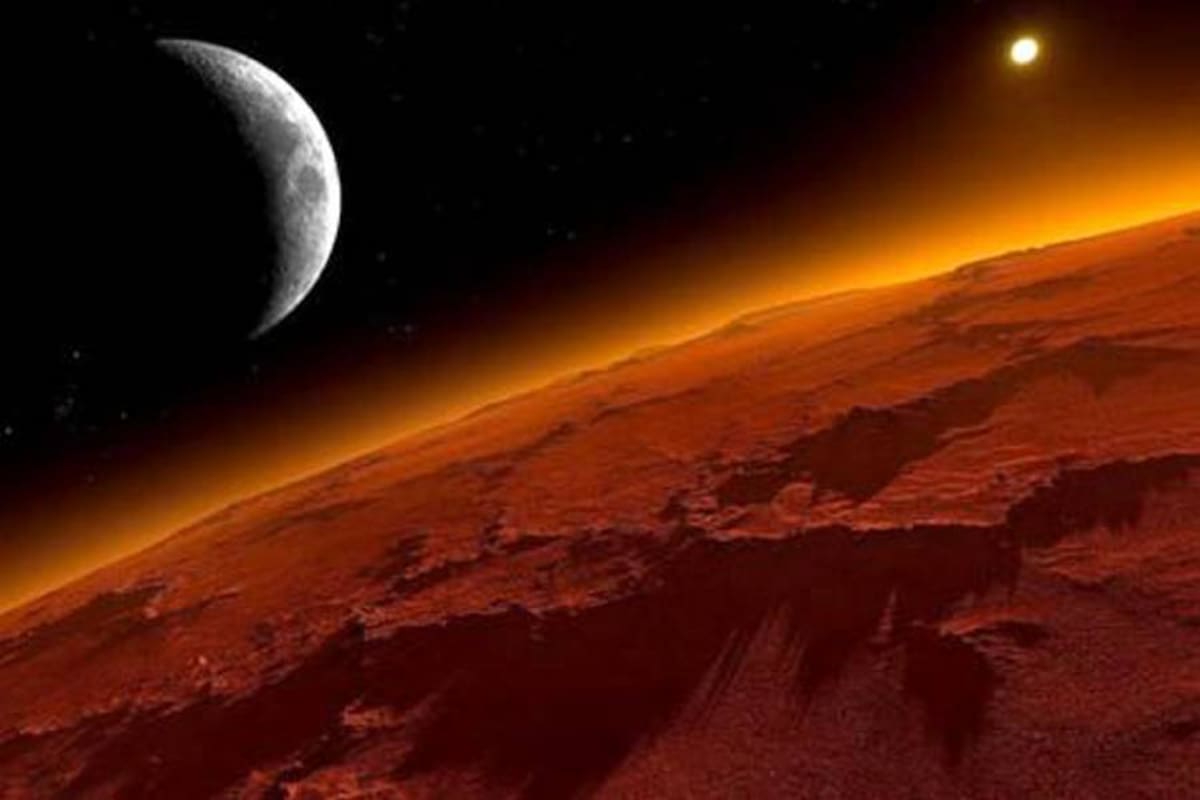 Vista del planeta Marte. //Tomada de Internet