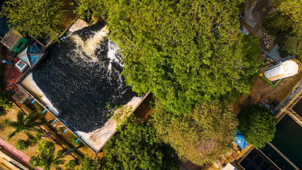 Planta de Tratamiento de Agua Potable El Bosque. // Foto: Cortesía - Aguas de Cartagena.