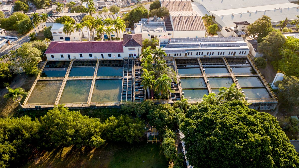Planta de Tratamiento de Agua Potable El Bosque. // Foto: Cortesía - Aguas de Cartagena.