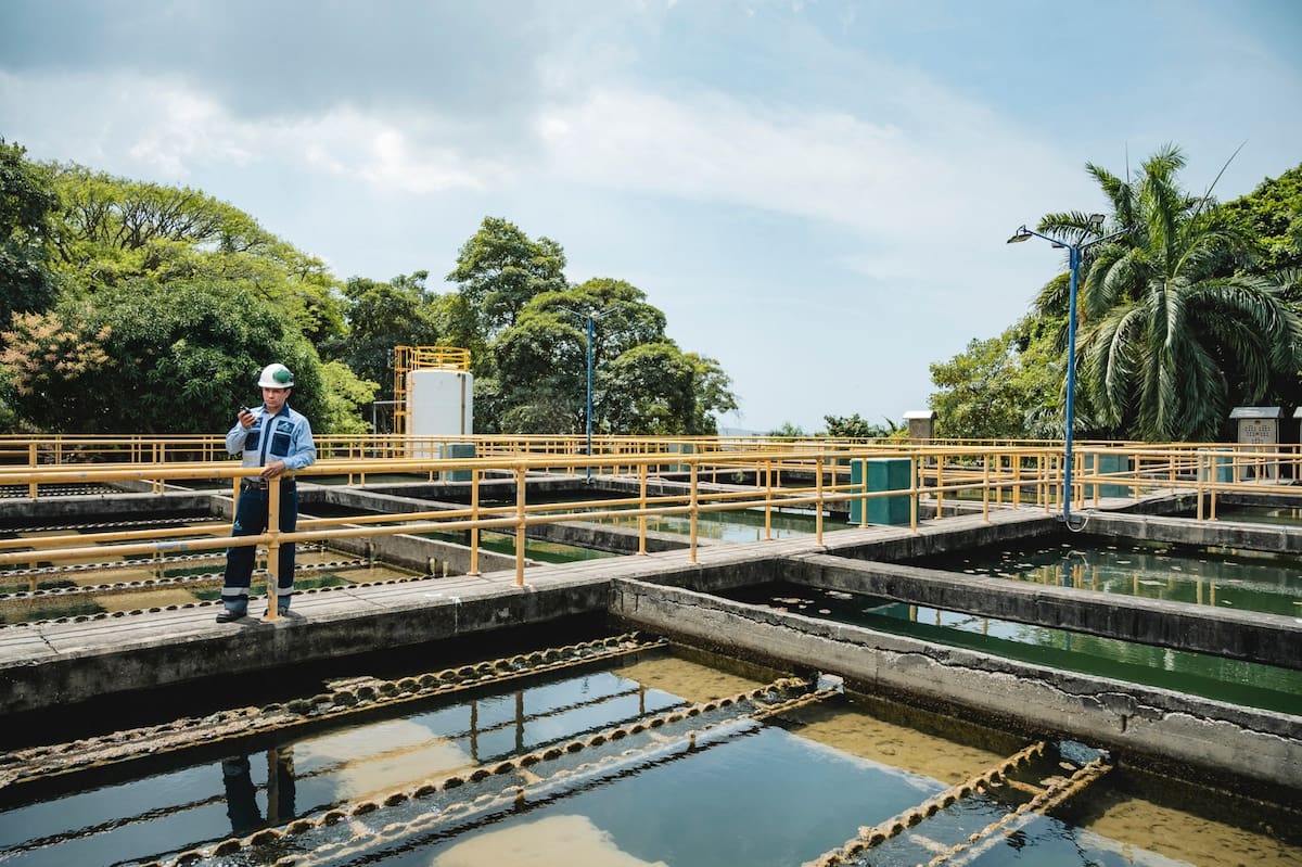 Planta de Tratamiento de Agua Potable El Bosque. // Foto: cortesía - Aguas de Cartagena