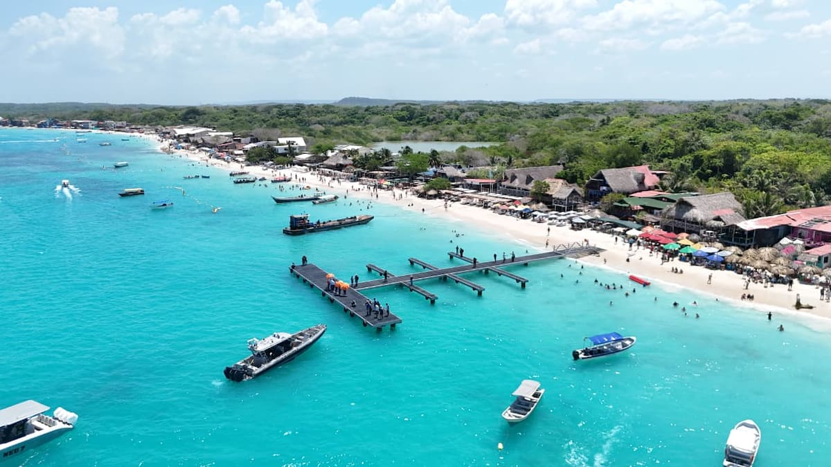 Playa Blanca. // Foto: Diego Fierro - Drone El Universal