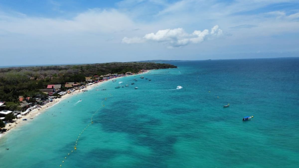 Playa Blanca hace parte del Parque Nacional Natural Corales del Rosario y San Bernardo. // PNN