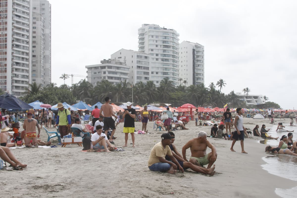 En fotos: así lucieron las playas de Cartagena este domingo
